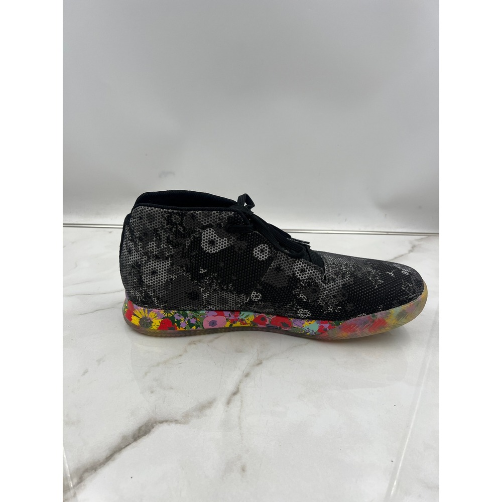 NOBULL Court Mid-Top Shoe Men 16 Women 17.5 Black White Floral SuperFabric  NWT - Picture 7 of 15